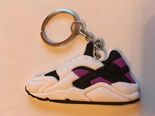 Preisvergleich Produktbild Nike Huarache Sneaker Schlüsselanhänger Keychain Weiß-Lila OG