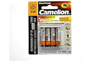 4 x Akku Batterie Camelion AAA 1000mAh kompatibel mit Festnetz Telefon Siemens Gigaset SX550i, S67H, SX810 ISDN, A220, AS285, A510 Duo, S810,455X, CX610 ISDN, S79H