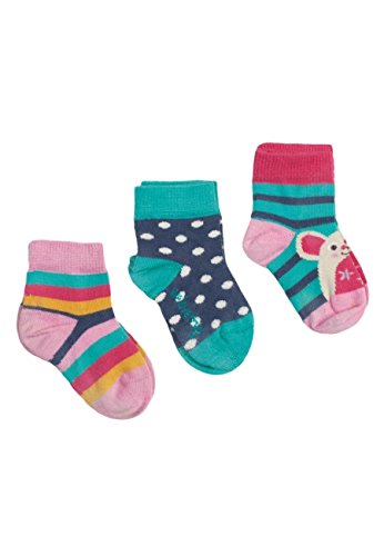 Preisvergleich Produktbild Frugi 3er Pack Socken Biobaumwolle 16-18