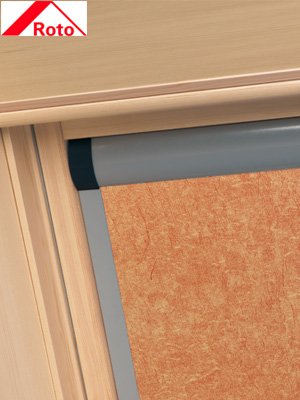Original Roto Verdunkelungsrollo ZRVM für R84 / R85 / R86 / R88 / R89 , Fenstergröße 11/14 in der Stofffarbe 1-V01 / weiß , WDF KAW KEW Rollo Rollos - 5