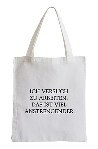 Preisvergleich Produktbild Ich Versuch zu Arbeiten. ALF Jutebeutel