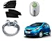 Auto Pearl Premium Quality Car Accessories Combo of Premium Quality Zipper Magnetic Sun Shades Car Curtain. & Full Steel Towing Tow Cable 2000kgs 6mm Heavy Duty 4Mtr. & Godrej Click Car Air Freshner 9 ml - Green RS.1596.00