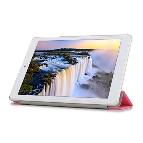 AVIDET Ultra Slim Teclast X80 Pro Hülle Case Superleicht Ständer Smart Shell Cover Schutzhülle Etui Tasche für Teclast X80 Pro Tablet-PC (Rot) - 2
