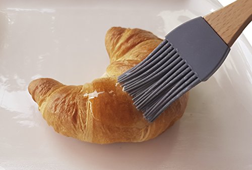 Silikon Pinsel mit Holzgriff 18cm – Grillpinsel, Backpinsel, BBQ-Pinsel, Silikonpinsel, Silicon Brush - 9