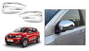 GKS Chrome Mirror Covers Set of 2 for Renault Kwid (DLX)