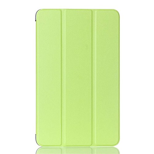 Samsung Galaxy Tab A 7.0 hülle,PU Leder Tasche Flip Cover Case Schutzhülle Schale Skin für Samsung Galaxy Tab A (2016) 17,8 cm (7 Zoll) SM-T280 Hülle Ledertasche (Grün) - 2