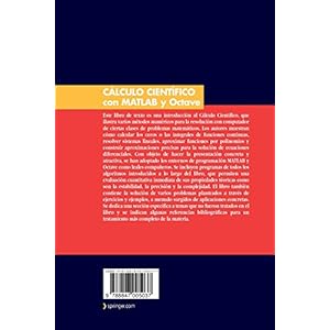 Calculo cientifico con Matlab y Octave. Ediz. italiana e spagnola (Unitext: La Matematica Per il 3+2)