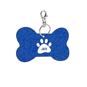 Sky Trends Bone Shape Collar Locket/Pendant for Dogs & Puppy -544, Multicolour, Medium, 1 Count - Jack