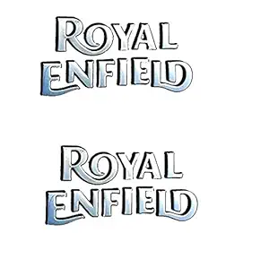 AOW Attractive Offer World Tank Monogram for Royals Enfiield (Emblem) Chrome