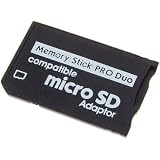 microSDHC a MS PRO DUO adattatore. Converte due MicroSD o MicroSDHC a MS  PRO DUO ideale per PSP playstation da King of Flash : Amazon.it: Informatica