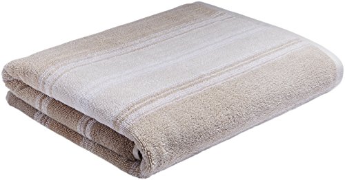 Preisvergleich Produktbild Bianca gestreiftes Badehandtuch „Ombre“, Blau, baumwolle, natur, Badetuch