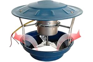 SSCYHT 50 W 3 Feuilles Ventilateur de tirage induit Domestique cheminée Ventilateur d'extraction poêle à fumée extracteur poussière Ventilateur de tirage induit Machine à fumée d'échappement