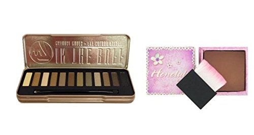 W7 - 'In The Buff' Natural Nudes Eye Colour Palette (W7 In the Buff + Honolulu Face Powder)