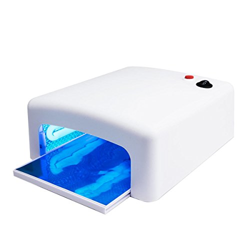 UV-Lampe WEISS 4 x 9W Lichthärtungsgerät Nails Nail art UV-Gerät 4-Röhren-System Nägel Röhre - 2