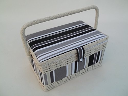 Nähkästchen, Nähkorb, Handarbeitskorb, Sonderserie von Korbhaus Gesthüsen