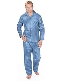 Hombre Perchado 100% pura% Pijama De Algodón Cálido De Invierno Franela Térmico M L XL XXL
