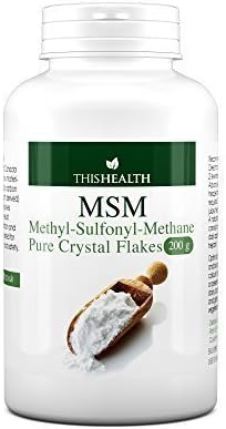 180 x 1000mg Methylsulfonylmethane (MSM) capsules