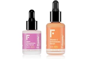 Freshly Cosmetics Pack Sérum facial Vitamin C y Sérum contorno de ojos Hyper Concentrate Vitamin C Concentrate Treatment. 30ml, 15ml