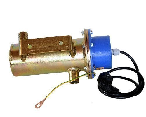 Elektrische Motorvorwärmung Kühlwasserheizung Kühlwasser Heizung Motorvorwärmer Motorheizung Motor Vorwärmer standheizung 230V/800 Watt mit ø 16 mm Anschluss