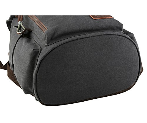 LAAT Herren Männer Schultertasche Retro casual Rucksack Leinentasche Computer Tasche - 7