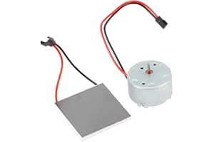TIIYEE Générateur de ventilateur poêle, moteur cheminée métal générateur ensemble d'accessoires thermoélectriques accessoire stable et ferme pour souffleuse production électrique pièces rechange