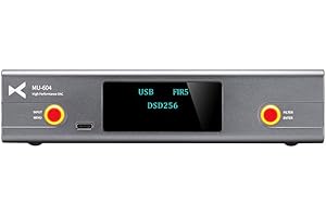 FANMUSIC XDUOO MU-604 USB DAC DSD256 High Performance DAC XLR Balanced Output Two USB System DAC Decoder