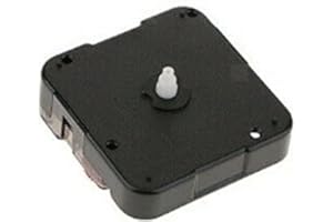 XQZMD 12888 Mécanisme de mouvement d'horloge murale à quartz à piles pour réparation de pièces de rechange, aiguilles d'horloge de rechange (8 mm)