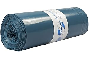 DEISS Premium Bolsas de basura azules tipo 80, 240 L, 10 unidades, 240 L, tipo 80, 10086