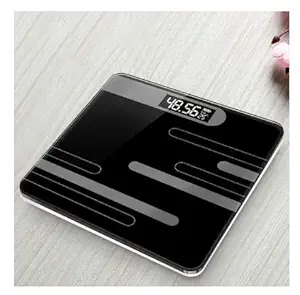 FD Creation Electronic Round 8 Mm Thick Tempered Glass Electronic Digital Personal Bathroom Health Body Weight Weighing Scale digital human body