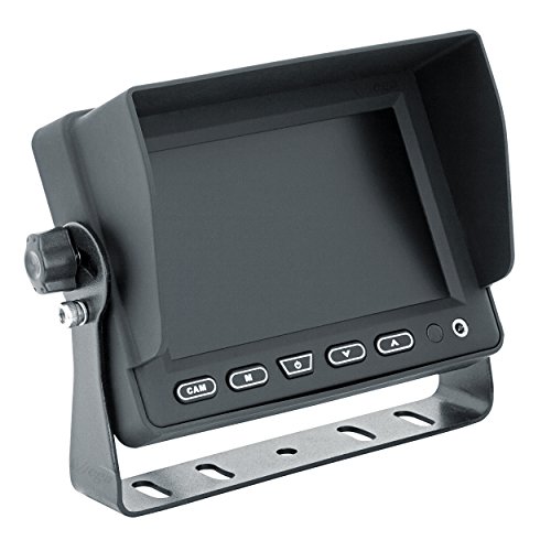 VSG 5" Allround-Rückfahrmonitor / 12-24 Volt/Kamerastromversorgung/Bildspiegelung / 2 Videoeingänge/e-Zulassung/Transporter Camping LKW/SELECT-Serie