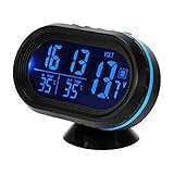 Autobatterie Voltmeter anzeigen. Angetrieben durch Zigarettenanzünder-Autoladegerät oder 2 x LR44 (im Lieferumfang enthalten)