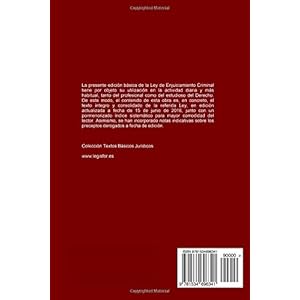 Ley de Enjuiciamiento Criminal: 3.ª edición (2016). Colección Textos Básicos Jurídicos
