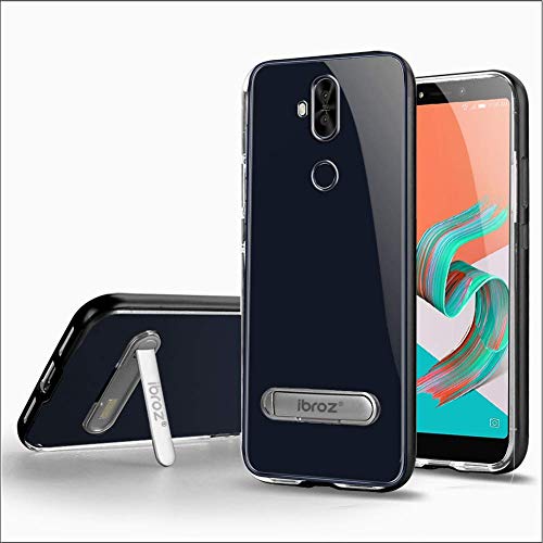 IBROZ - ASUS Zenfone 5 Lite ZC600KL - Coque Antichoc Transparente TV Stand Crutch- Military Grade + Protection Ecran Verre Trempé 9H