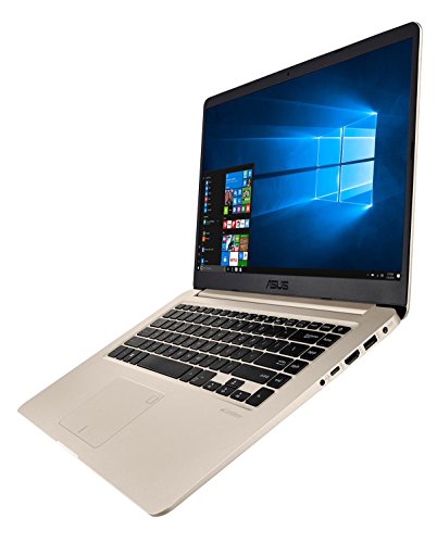ASUS VivoBook S510UA-BQ202T 15 6-inch Gold Laptop Intel Core i7-7500U 2 7 GHz   3 5 GHz Max Turbo Processor  8GB RAM  256GB SSD  Full HD Display  1920
