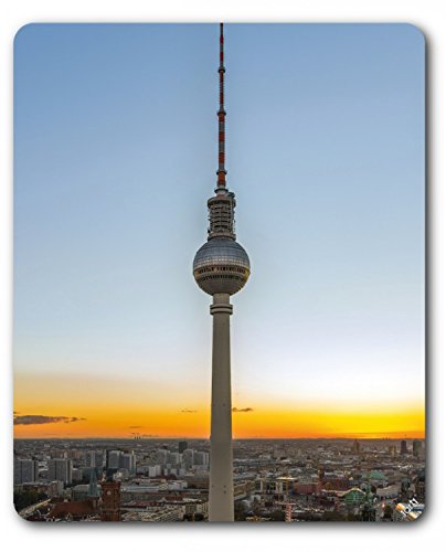 1art1 89544 Berlin - Der Fernsehturm Bei Sonnenaufgang Mauspad 23 x 19 cm