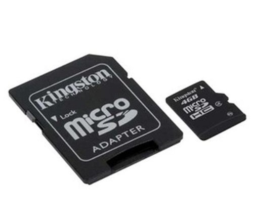 microSD-Speicherkarte 4 GB mit SD-Adapter
