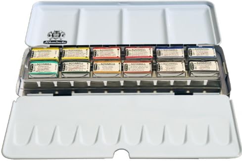 Schmincke Horadam Watercolour Paint Box Compact 12 x 1/1 Paint Cells