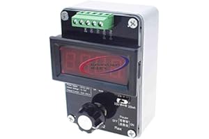 Reland Sun Generador de 4-20 mA, generador de señal ajustable, DC 0-10V 0 4-20mA Simulador analógico de voltaje de corriente para ajuste de valor PLC Panel LED de prueba (no recargable)