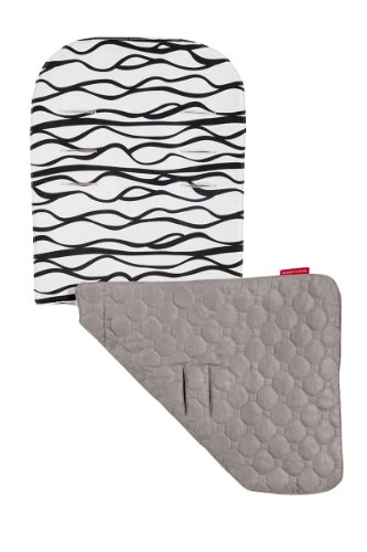 Maclaren Waves Seat Liners (Black/Silver/Penguin Grey)