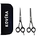 Produktbild Kovira – Professionelle Frisörscheren Barbier Effilierschere Haare Schneiden & Ausdünnen/Volumen Scheren Set Gesamtlänge 16,5cm – Rasiermesserscharf Japanischer Stahl&Feineinstellung Spannungsschraube
