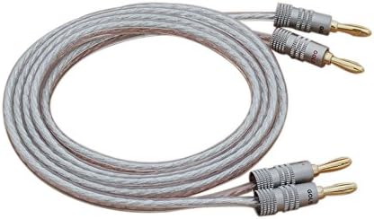 Audio Banana Plugs Cable 1.5 m Speaker Amplifier DIY Copper Wire