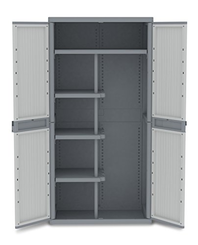Terry 1002564 Schrank hoch aus Kunststoff XL Besenhalter - 2