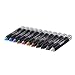 Magic 12 Colors Cosmetics Makeup Pen Waterproof Eyeshadow Eye Liner Lip Eyeliner Pencil (1 Piece)