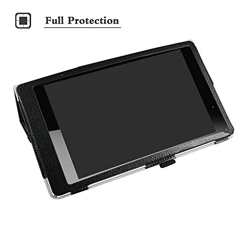 Odys Winpad X9 hülle,Mama Mouth Folding Ständer Hülle Case mit Standfunktion für 8.9″ Odys Winpad X9 / Wintab Ares 9 / Cosmo Win X9 Windows 10 Tablet,Schwarz - 3