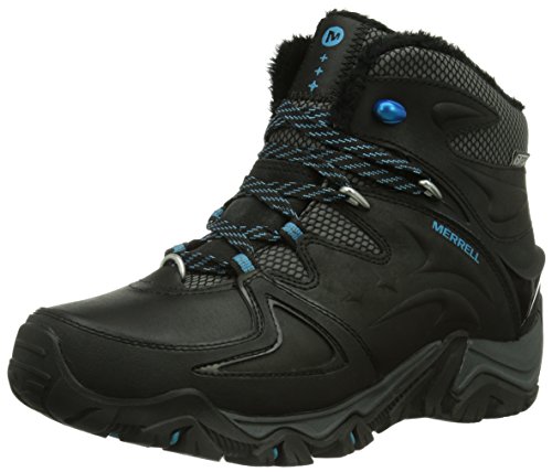 Merrell Polarand 6 Waterproof, Women's Trekking and Hiking Boots, J21126, Black (Black), 4 UK