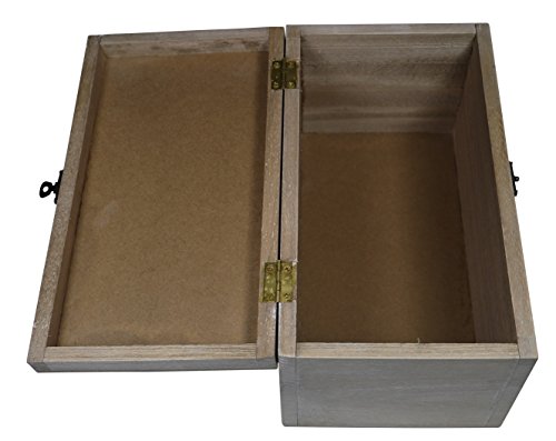 khevga Aufbewahrungsbox mit Deckel: Holz-Box Medikamente Deko - 2