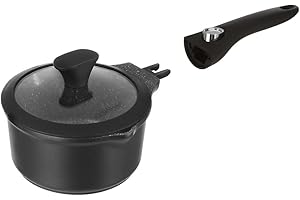 KASANOVA Casseruola con manico staccabile e coperchio Il Trasformista (16 cm)