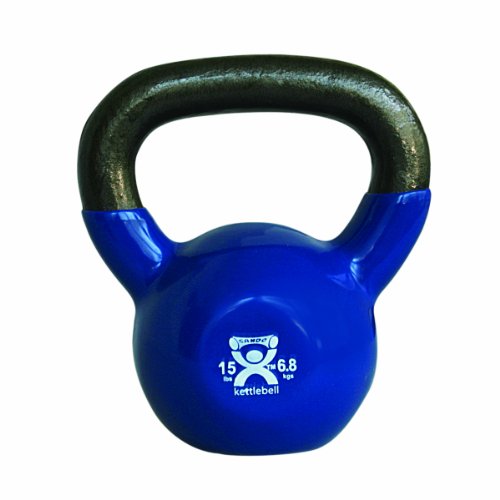Preisvergleich Produktbild Cando® Kettlebell, Kugelhantel, 6,8 kg, blau