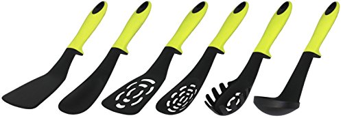 Kopf Küchenhelfer Nylon (7-teilig, inkl. Wandhalterung) schwarz/grün - 2