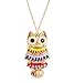 Crunchy Fashion Colored Owl NeckPiece for Women (Multi-color) RS.399.00